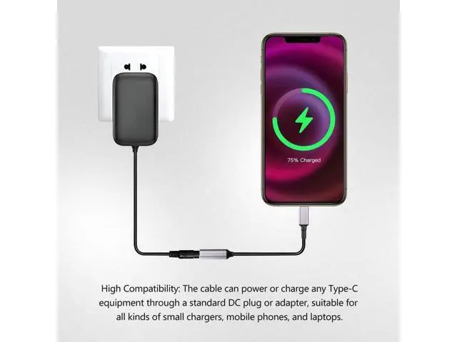 Alt view image 3 of 7 - 4.0*1.35mm Laptop Charging Adapter Female DC 4.0mm x 1.35mm to Male USB C