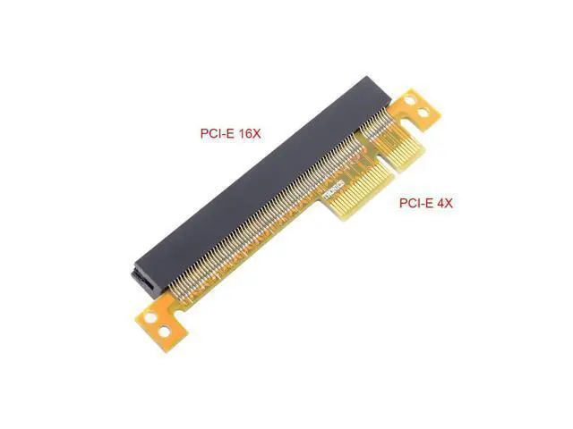 Alt view image 2 of 7 - PCI-E Express 4X to 16x Extender Converter Riser Card Adapter Male to Female