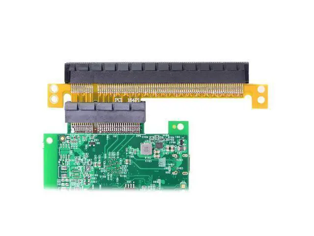 Alt view image 4 of 7 - PCI-E Express 4X to 16x Extender Converter Riser Card Adapter Male to Female