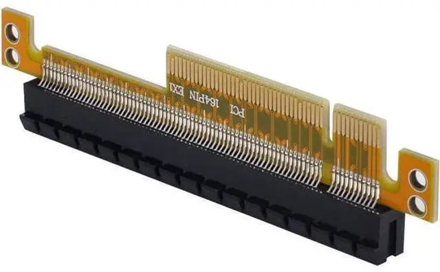 Main image of PCI-E Express 8X to 16x Extender Converter Riser Card Adapter Male to Female Extension