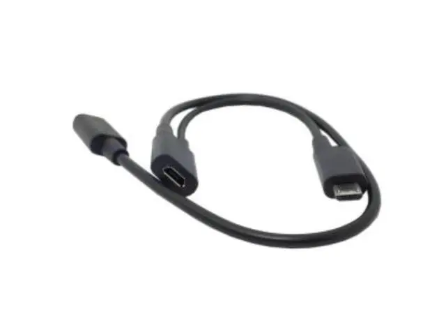 Alt view image 7 of 7 - Micro USB Female 1 to 2 Y Splitter Cable,Micro USB 1 to 2 Charging Extension Cable Supports Charging Two Devices at The Same Time