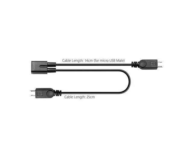 Alt view image 5 of 7 - Micro USB Female 1 to 2 Y Splitter Cable,Micro USB 1 to 2 Charging Extension Cable Supports Charging Two Devices at The Same Time
