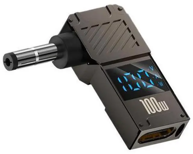 Main image of USB C to DC Adapter \u2013 GaN Charger Adapter Cable, Connector Tip to USB-C for Laptops (Travel Plug Adapter, 4.0 * 1.7mm Universal)