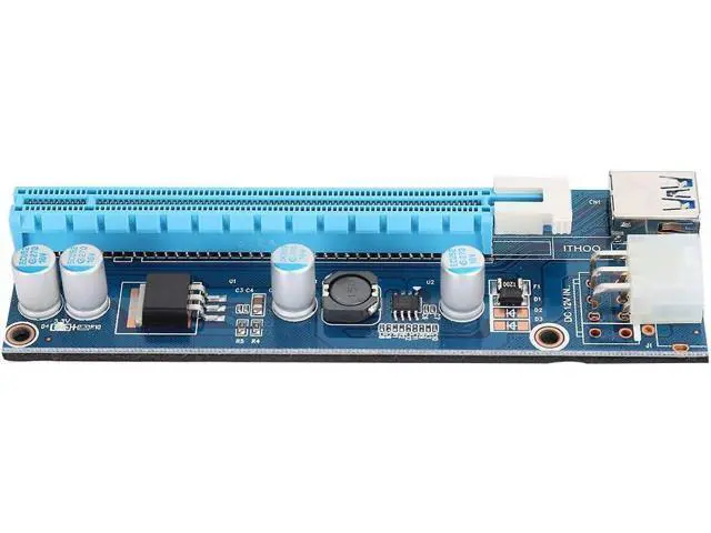 Alt view image 2 of 7 - Richer-R Mini PCI-E to PCI Express 16x Extender, Riser Adapter with SATA Power Cord for Video Card Mining, USB, Linux, Personal Computer, Laptop
