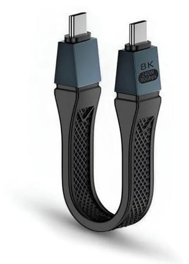 Main image of 5 inch 80Gbps Short USB C Cable, USB4 240W PD Fast Charging Cable