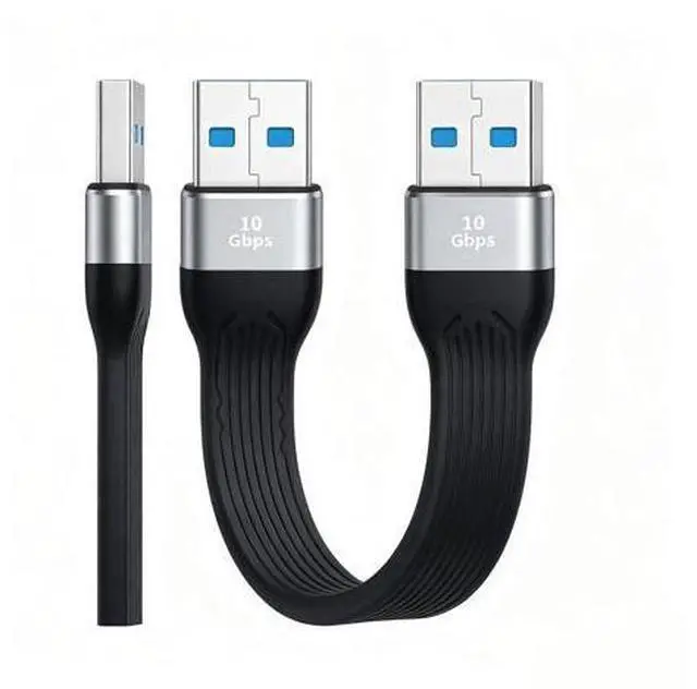 Main image of Short USB to USB Cable 5inch,10Gbps Type A Male to Male Cord