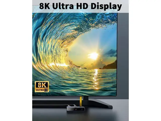 Alt view image 2 of 7 - Short USB C to USB C Cable 5Inch, 40Gbps, 8K@60HZ Video, Type C to Type C Male to Male Cable for External SSD, Thunderbolt 4/3 Interface, MacBook, iPad, iPhone 17, Nintendo Switch, Power Bank