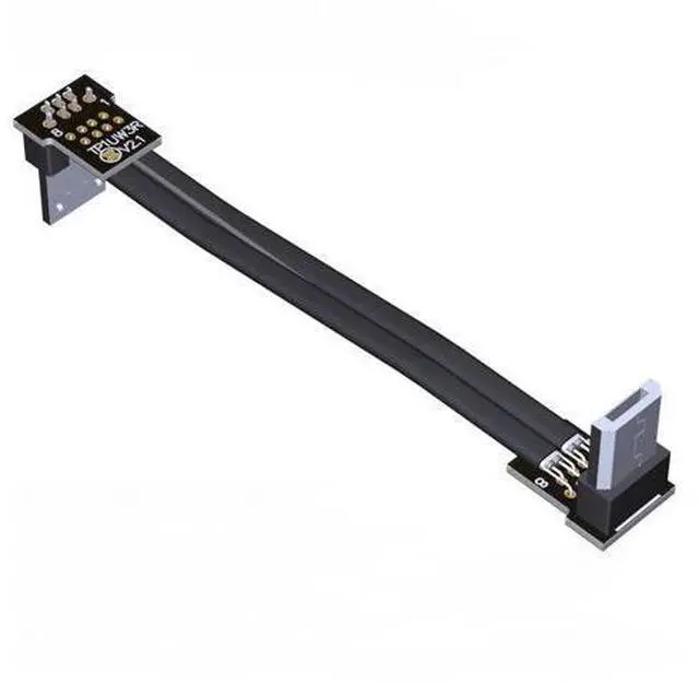 Main image of USB 2.0 Micro-B Male to Micro-B Male OTG Flat Cable (25cm, W3R-W3R)