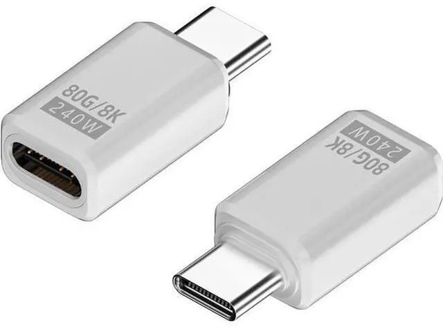Main image of USB C Extender Adapter, 80Gbps Data USB C Male to Female Extension Adapter