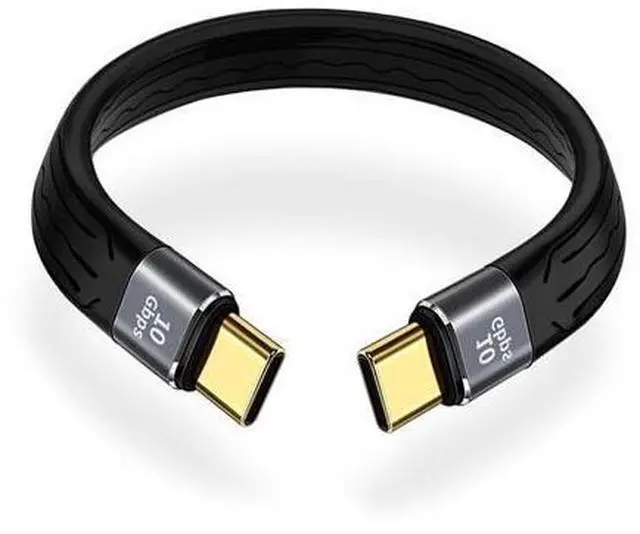Main image of Short USB to USB Cable 5inch, 100W PD Fast Charging, 10Gbps Data Transfer, USB C to USB C Short Cable, Thunderbolt 3 for iPhone 17, MacBook, Android Auto, External SSD and More Type-C Devices