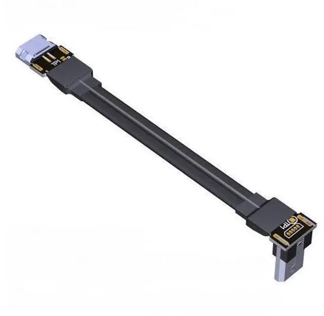 Main image of USB 2.0 Micro-B Male to Micro-B Female OTG Flat Cable (15cm, W3R-W4)