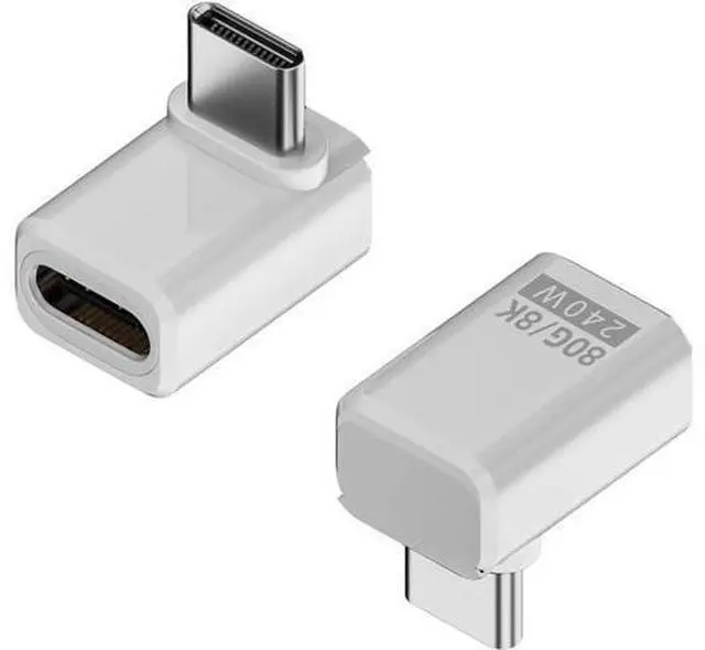 Main image of USB C Adapter 240W, Right Angle 90 Degree USB C Male to Female Extender