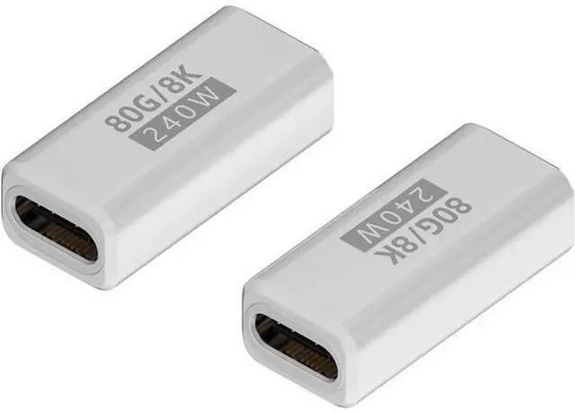 Main image of USB C Female to Female Adapter, USB C Coupler 240W Power Delivery