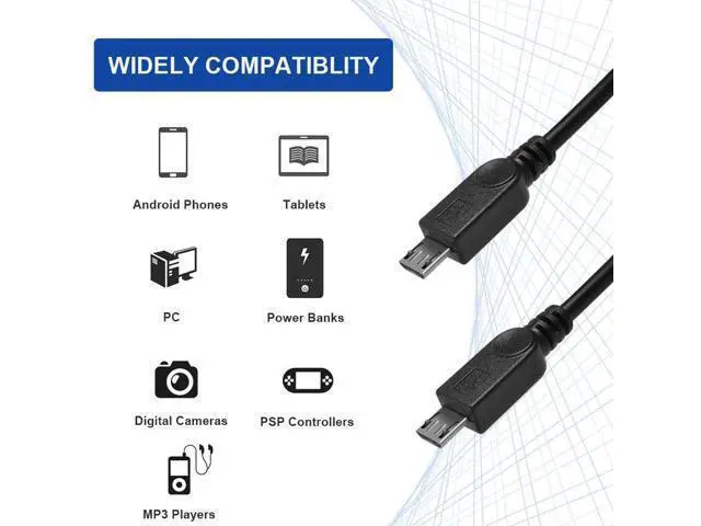 Alt view image 3 of 7 - Power up Two Micro USB Devices simultaneously from a Single USB Port with The Dual Micro USB Splitter Charge Cable