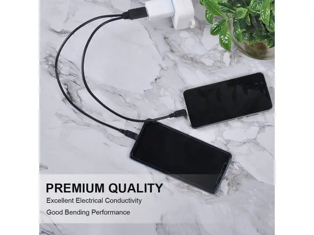 Alt view image 6 of 7 - Power up Two Micro USB Devices simultaneously from a Single USB Port with The Dual Micro USB Splitter Charge Cable