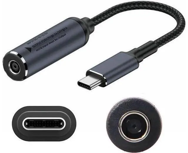 Main image of 4.5mm Laptop Charging Adapter Female DC 4.5 x 3.0mm to Male Type C for H-P 65W USB-C Laptop Charger