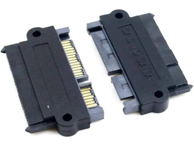 Alt view image 2 of 7 - Wixine 2Pcs Main Board Small Port SAS Hard Disk Adapter SFF-8482 to SATA 22 Pin Adapter Card