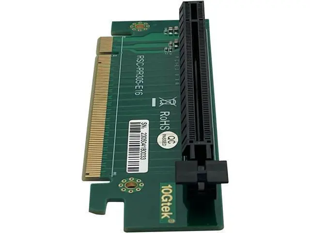 Alt view image 3 of 6 - PCI-Express 16x Riser Card 270-Degree R-Angle Riser Adapter Card for 2U, RS44SR-1(305)