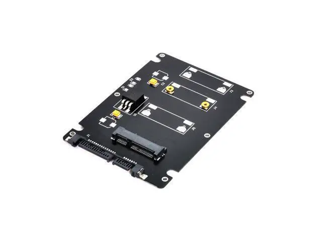 Alt view image 2 of 7 - mSATA SSD Mini PCI-E to 2.5" SATA Hard Disk Enclosure Case Converter Adapter for MSATA SSD