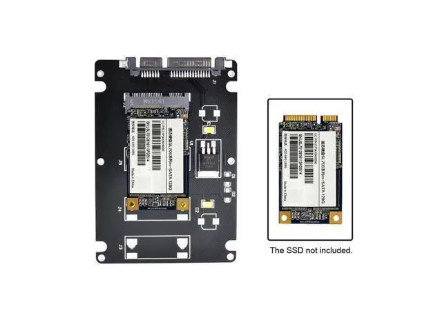 Alt view image 5 of 7 - mSATA SSD Mini PCI-E to 2.5" SATA Hard Disk Enclosure Case Converter Adapter for MSATA SSD