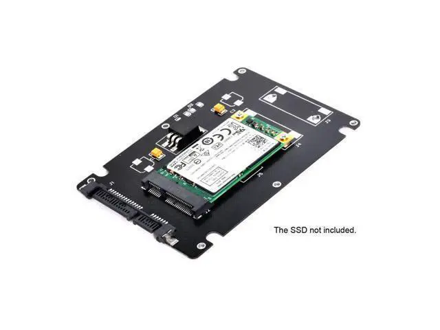 Alt view image 6 of 7 - mSATA SSD Mini PCI-E to 2.5" SATA Hard Disk Enclosure Case Converter Adapter for MSATA SSD