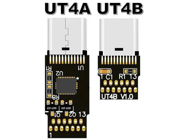 Alt view image 7 of 7 - USB 3.0 Type-C Female to Micro-B Male Flat Cable (10cm, T4B-W7A)
