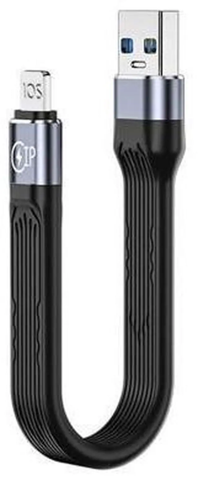 Main image of Short USB to Lightning Cable 5Inch, 30W Fast Charging for 14 Pro/14/13/13 Pro/12 Pro Max/12/11/11 Pro/X/XS, AirPods, iPad Pro Air Mini, MacBook
