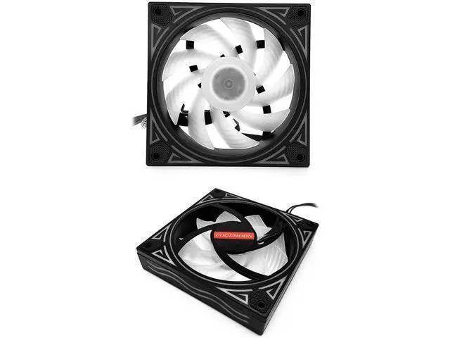 Alt view image 6 of 7 - Billow 120mm Adjust RGB Computer Case PC Cooling Fan RGB Quiet with IR Remote New Computer Cooler RGB CPU Case Fan Five in One (5 Fans with Standard Controller Kits)