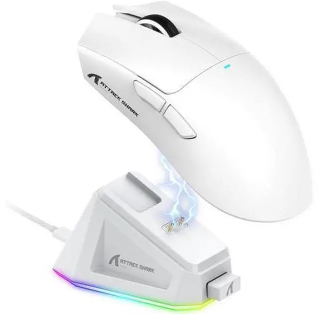 Main image of Hitoor Ultra-Light Triple Mode (Wired, 2.4GHz Wireless & Bluetooth) Gaming Mouse, PAW3311 Optical Sensor, up to 22K DPI 5 programmable Buttons, Magnetic Charging Dock, Gaming Mice for Laptops, PC/Mac
