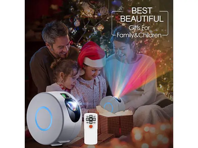 Alt view image 2 of 7 - Galaxy Projector w/Led Nebula Cloud, RGB Laser Star Light Projector, Starry Night Light Projector w/Remote Control for Kids Adults Birthday Gift/Bedroom/Game Room/Home Theatre
