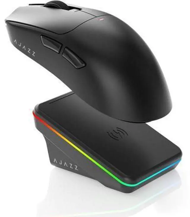 Main image of AUTYUE AJ200P Wireless Gaming Mouse, Tri-Mode Bluetooth/2.4G/Wired PC Mouse with Magnetic Charging Dock, 65g Ultra-Lightweight Ergonomic Rechargeable Smart Mouse for Pro Gamer, 24000 DPI, PC/Mac