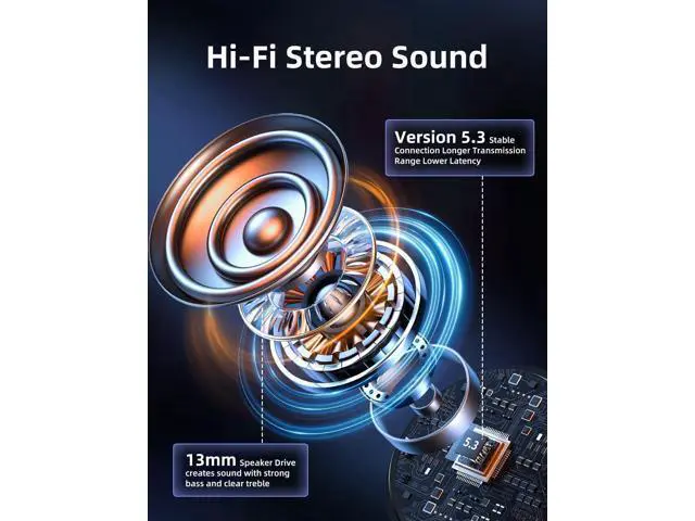 Alt view image 2 of 7 - Hitoor 2.4G Wireless Gaming Earbuds with ENC Mic, 20ms Low-Latency for PS5/4, for Me-ta Quest 3/3S/2, 2.4GHz Bluetooth Dual-Mode Bluetooth Headphones for Phone, Pad, Laptop, Steam Deck, Switch, PC, VR