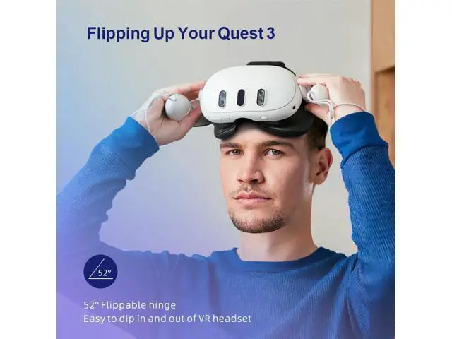 Alt view image 7 of 7 - RGB Comfort Battery Head Strap 8000mAh Compatible with Me-ta Quest 3 Accessories, Battery Pack Elite Strap Replacement for Enhanced Support and Extend Playtime in VR (White)