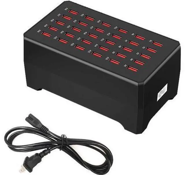 Main image of Hitoor USB Charger Station, 30-Port USB 150W/30A Multiple USB Charging Station, Multi Ports USB Charger Station for Smartphones, Tablets, and Other USB Devices giyqxHw