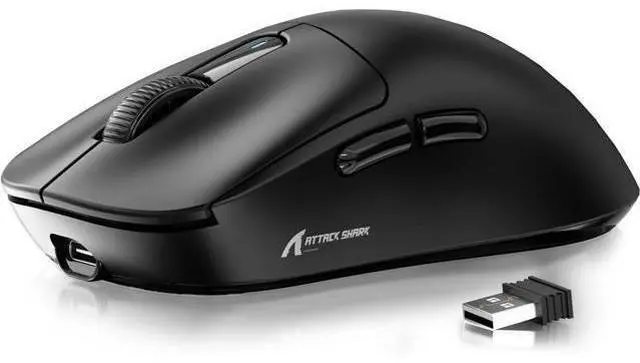 Main image of Hitoor Wireless Gaming Mouse, 49g Ergonomic Computer Mouse, Triple Modes PAW3395 26K DPI Optical Sensor, 200h Battery Life, Programmable Buttons, Gaming Accessories for PC/Laptop/Mac (Black)