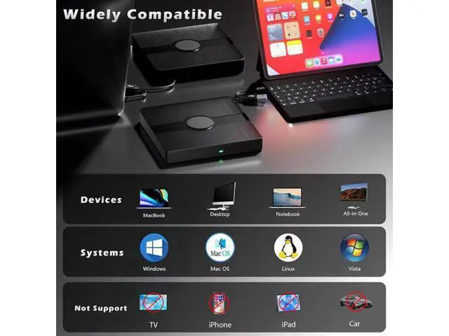 Alt view image 5 of 7 - Hitoor External Blu Ray Drive, BD Player with Read/Write Capability Portable Blu-ray Player with USB 3.0 and Type-C CD/DVD Burner 3D Blu-ray Drive Compatible with Win10 and Mac OS,Drive Blu Ray Player
