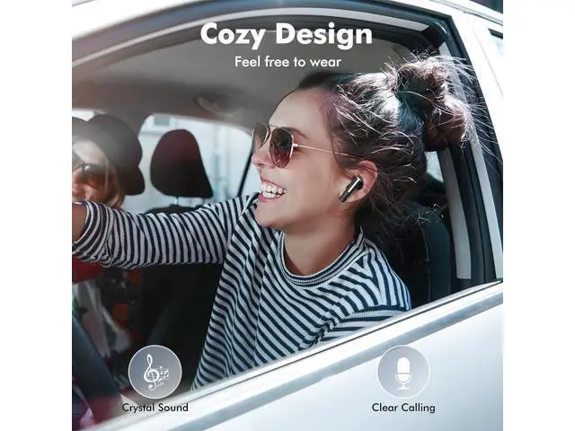 Alt view image 7 of 7 - True Wireless Earbuds Bluetooth Headphones 5.3, 50H Playtime Bluetooth Earbuds Built in Noise Cancellation Mic with LED Digital Display Charging Case, IPX7 Waterproof Ear Buds for IOS Android Phones