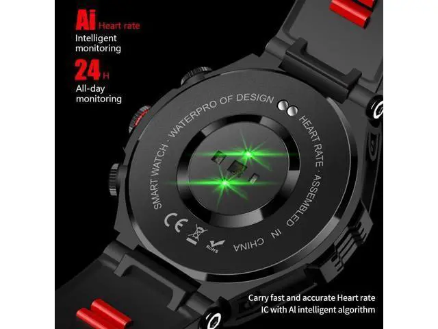 Alt view image 4 of 7 - 1.43 AMOLED Touch Screen Military Smart Watch for Answer Make Calls,700 mAh Tactical Fitness Tracker Sport Smartwatch with 100+ Workout Modes Heart Rate SpO2 Sleep Monitor for Android iOS (Orange)