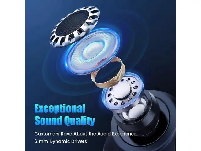 Alt view image 4 of 7 - Hitoor Sleep Headphones, Sleep Earbuds for Side Sleepers, Wireless Earbuds Comfortable Noise Blocking, LED Power Display, Music Sleep Dual Mode, Invisible Earbuds for Sleeping, Working, Hiking (Green)