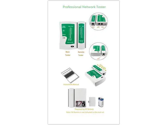 Alt view image 4 of 7 - Network Cable Repair Maintenance Tool Kit Set 11 in 1 Portable Phone Cable Crimper 8P8C 4P4C 6P6C Connectors RJ45 RJ11 Cat5 Cat6 Cable Tester