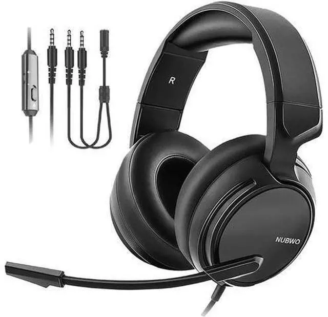 Main image of Hitoor Wired Gaming Headset & for Xbox one Headset & PS4 Gaming Headset, 3.5mm Surround Stereo Gaming Headphones with Mic Soft Memory Earmuffs for PC,Laptop, PS3