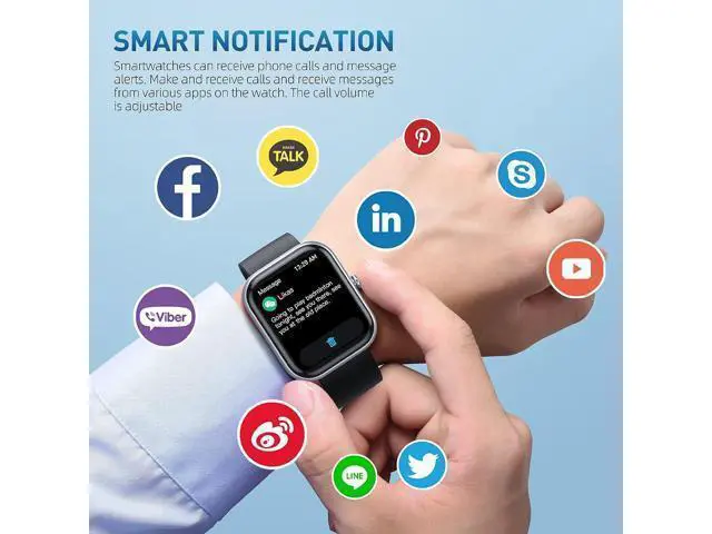 Alt view image 4 of 7 - Smart Watch (Answer/Make Call), 2-Inch Fitness Tracker 100+ Sports Modes, Smart Watches for Men Women IP67 Waterproof, Smartwacth with Step Sleep Calories Monitoring Pedometer for iOS Android Phones