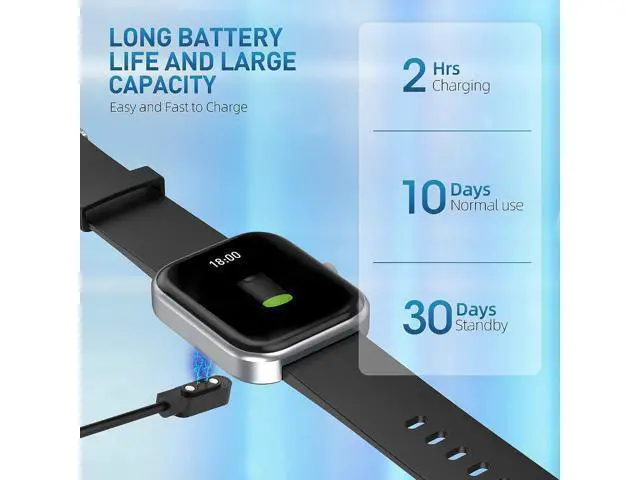 Alt view image 7 of 7 - Smart Watch (Answer/Make Call), 2-Inch Fitness Tracker 100+ Sports Modes, Smart Watches for Men Women IP67 Waterproof, Smartwacth with Step Sleep Calories Monitoring Pedometer for iOS Android Phones
