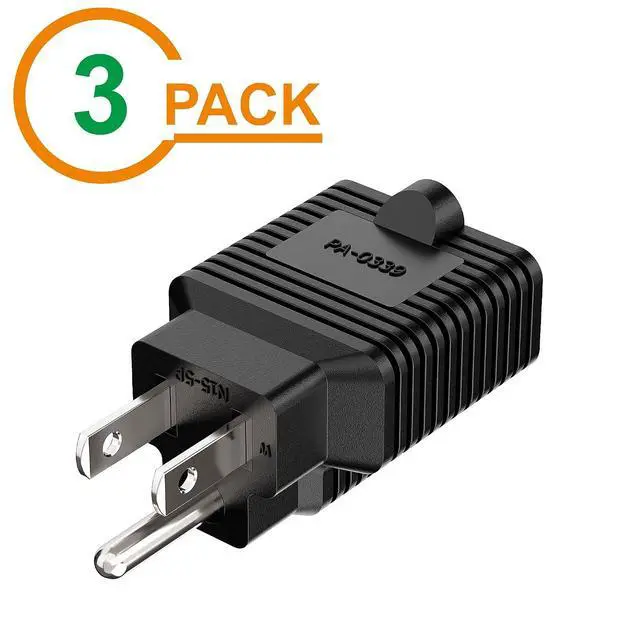 Alt view image 2 of 7 - 3 Pack 4-in-1 5-15P to 5-15R, 5-20R, 6-15R, 6-20R T Blade Adapter | 15 Amp to 20 Amp Household AC Plug, 4 in 1 15A 125V to 20A 250V AC Power Adapter