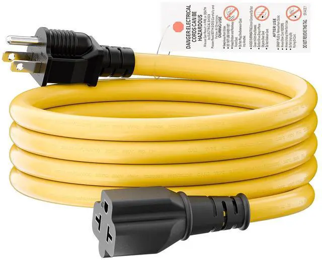 Main image of Plugrnad 4 in 1 NEMA 5-15P to 5-15R/ 5-20R/ 6-15R/ 6-20R AC Adapter, 6FT | 12AWG 15 Amp Household AC Plug to 20 Amp T Blade Adapter Cord, 15A 125V to 20A 250V Extension Cable, 6FT