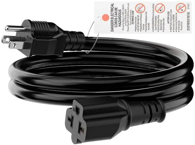Main image of NEMA 5-15P to 5-15R/ 5-20R/ 6-15R/ 6-20R AC Adapter Cord, 3FT | NEMA 5-15P Extension Cord, 12AWG 15 Amp to 20 Amp T Blade Adapter Cable, 15A 125V to 20A 250V Extension Cord, Black