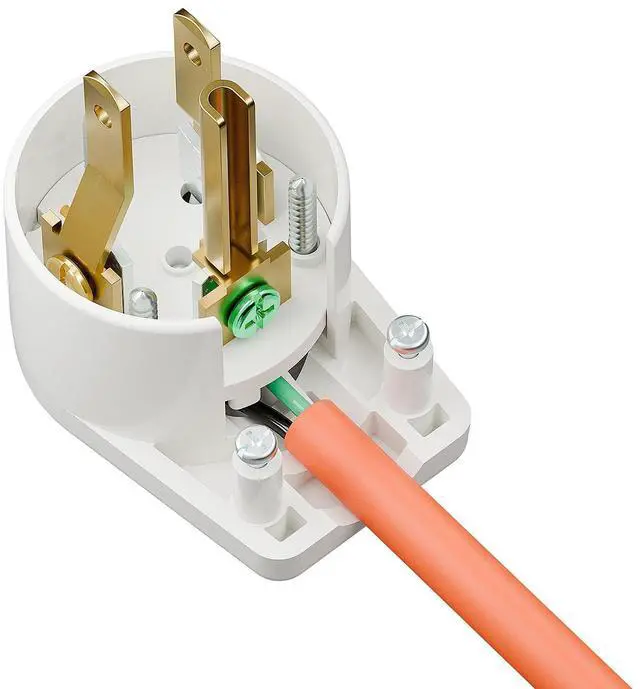Alt view image 7 of 7 - 2 Pack Nema 5-15P Plug, Plugrand 12 Directions Adjustable 15A 125V Plug | ETL Verified 90 Degree Plug, 3-Prong Rewireable Plugs, Nema 5-15P Household Right Angle, White