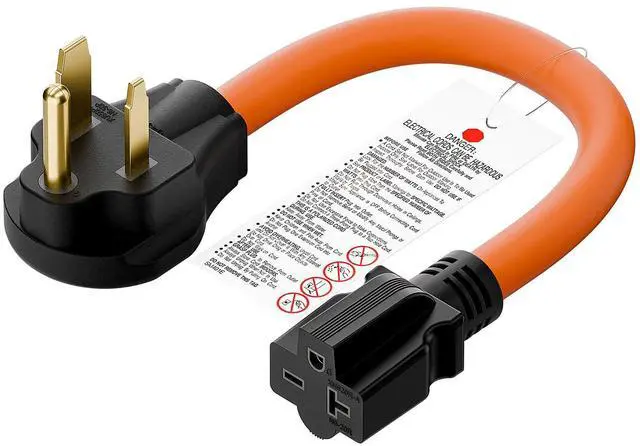 Main image of 1.5FT Nema 6-50P to 6-15R/6-20R Welder Power Adapter Cord | 6-50P 50-Amp to 6-20R 20A T-Blade Adapter, 6-50 to 6-20R Adaptor Cord