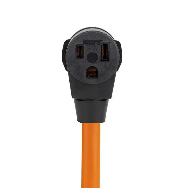 Alt view image 4 of 4 - 1.5-Foot Nema 14-30P to 6-50R Welder Adapter Cable, 14-30 30A 4-Prong Dryer to 6-50R, STW 10 AWG Heavy Duty Cable