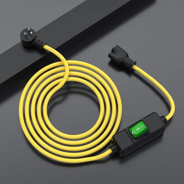 Alt view image 4 of 4 - 15FT Waterproof Extension Cord with On/Off Switch, 12AWG Outdoor Power Cord | NEMA 5-15P to 5-15R/ 5-20R/ 6-15R/ 6-20R, IP57 Rated, 20A 125V SJTW, Ideal for Outdoor Lights, Pumps, Christmas Trees